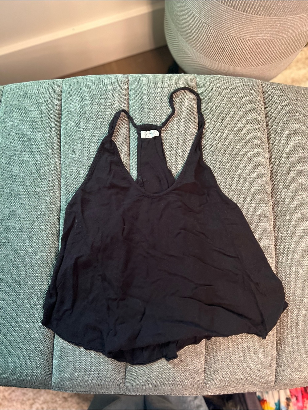 Free People Black Racerback Tank - Women's Flowing Crop